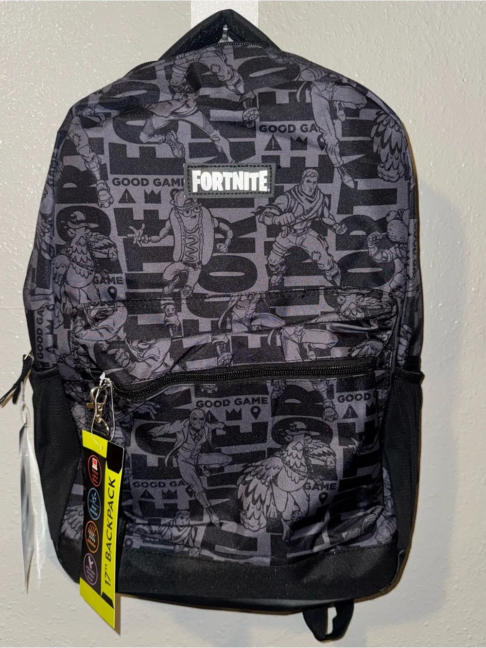 *NWT* Epic Games | Fortnite 17” Boys' Good Game Allover-Printed Comic Backpack